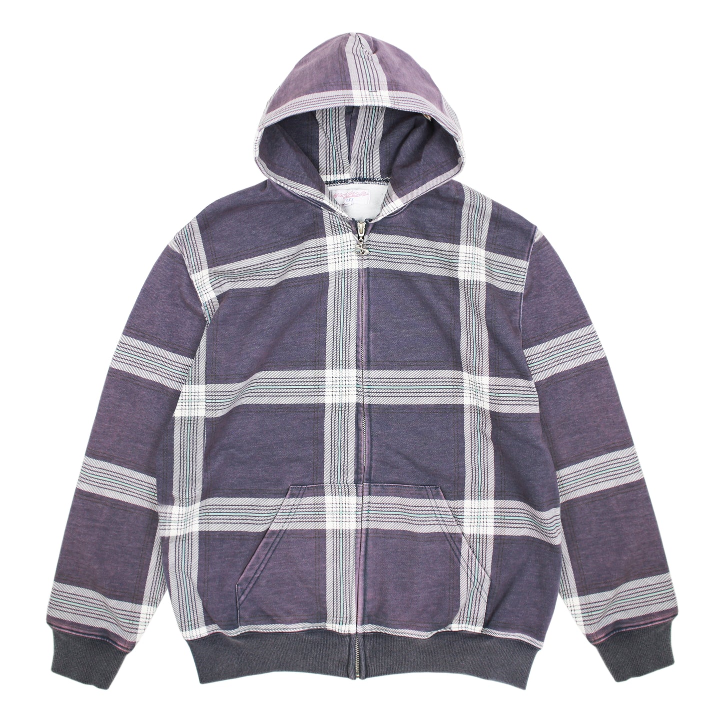 Crib Checked Hood (Blue)