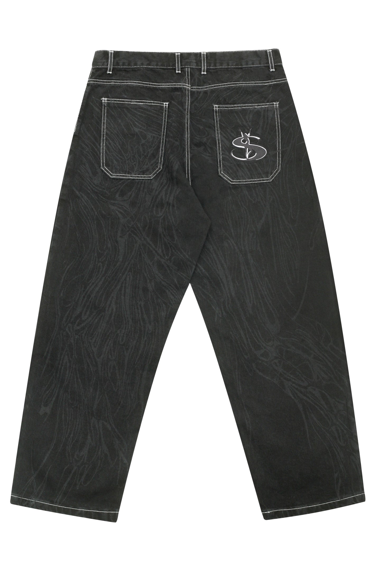 Ripper Jeans (Contrast Black)