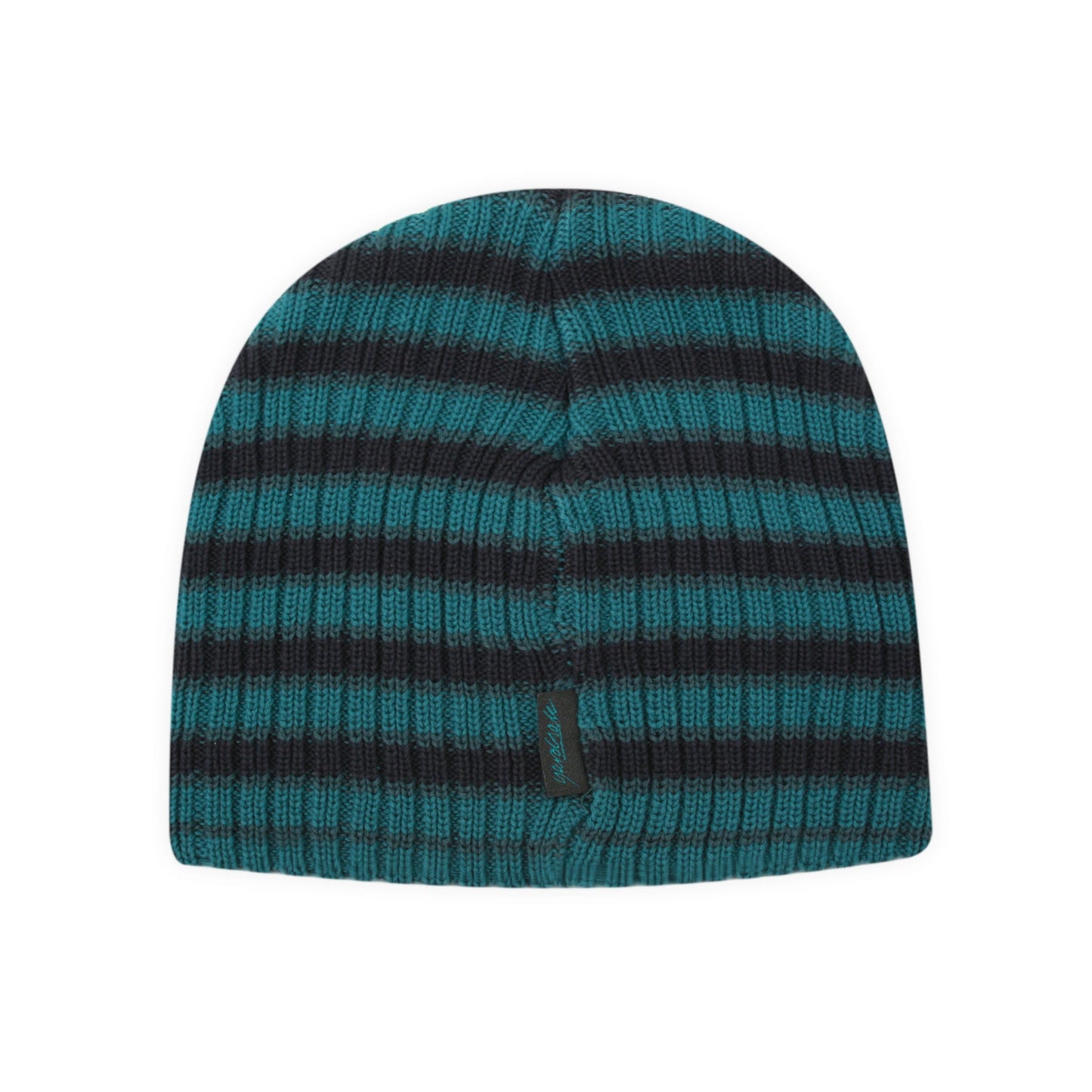 Stripe Beanie (Green/Black)
