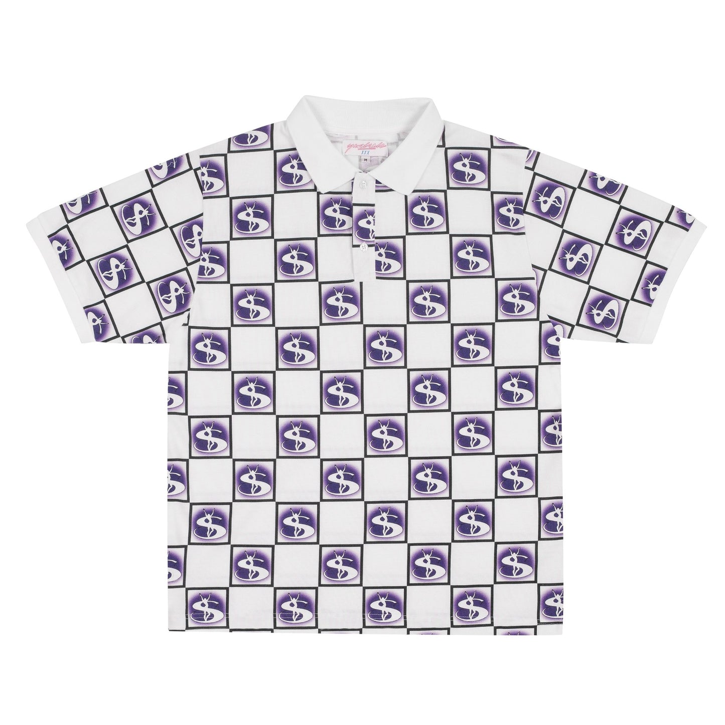 Bellagio Polo (White/Lavender)