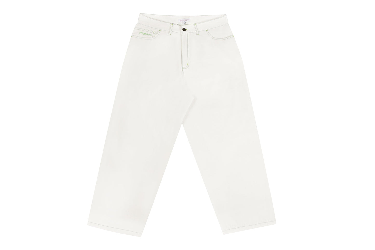 Goblin Jeans (White/Green)