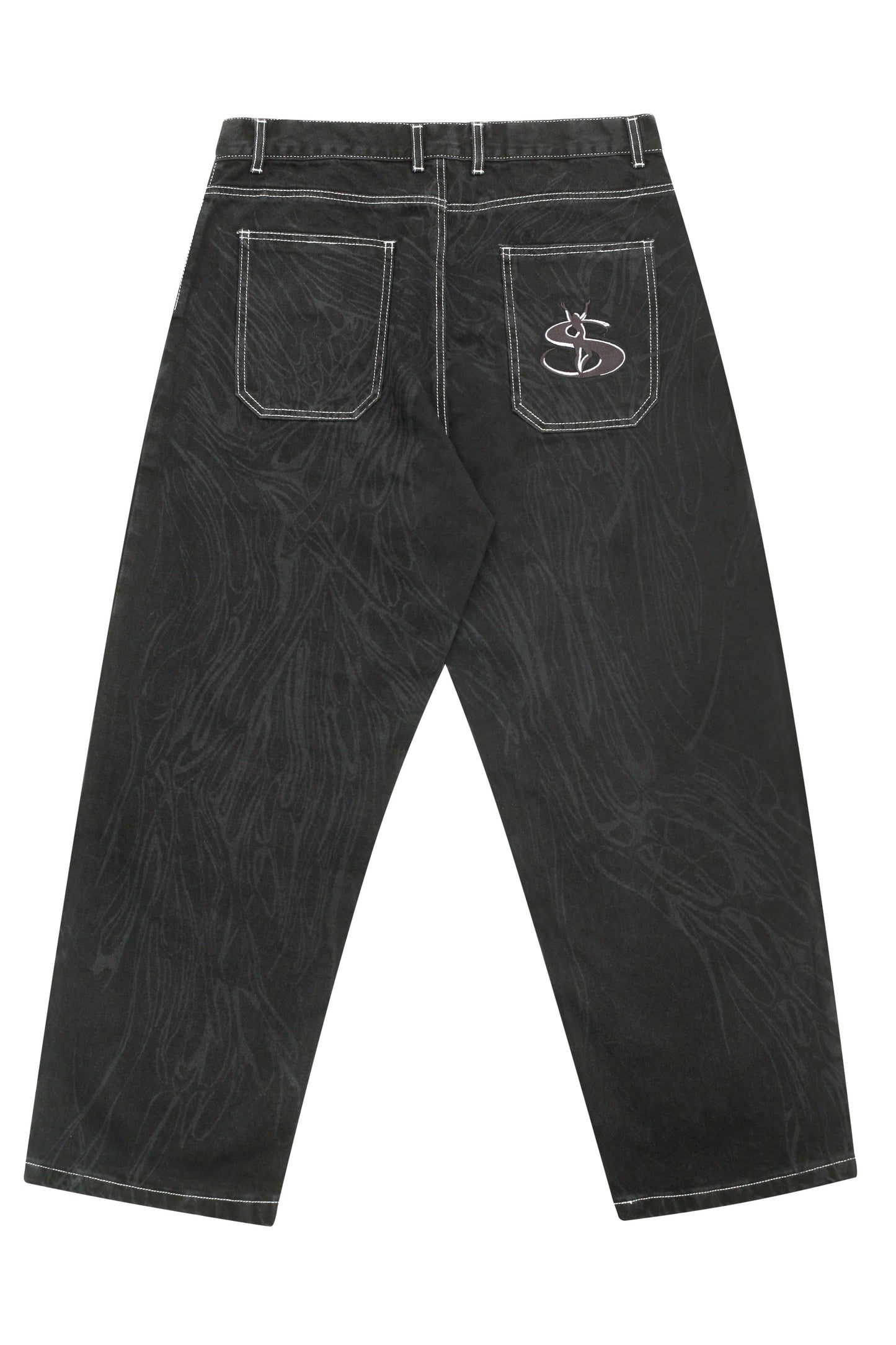 Ripper Jeans (Contrast Black)