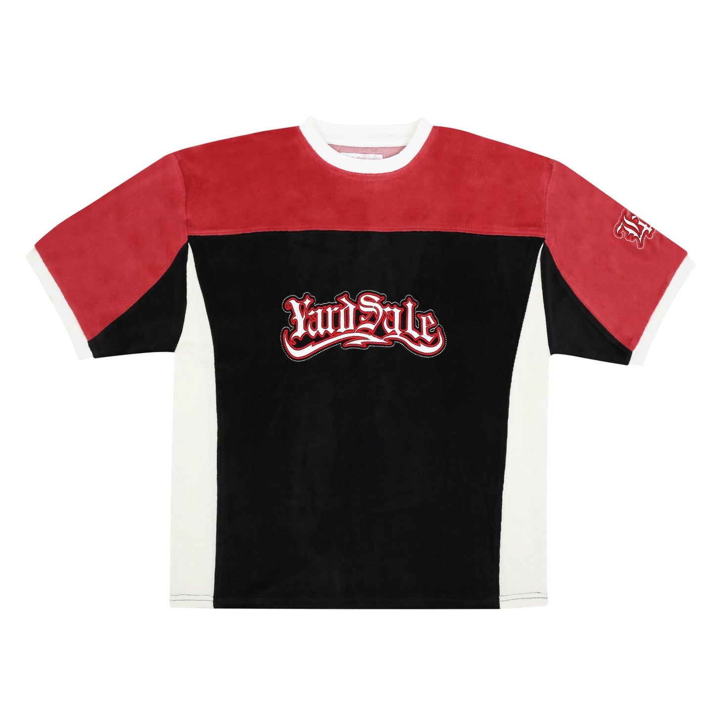 Sierra Velour T-Shirt (Black/Red)