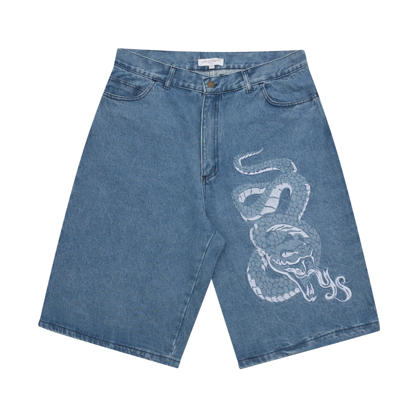 Snake Shorts (Denim)