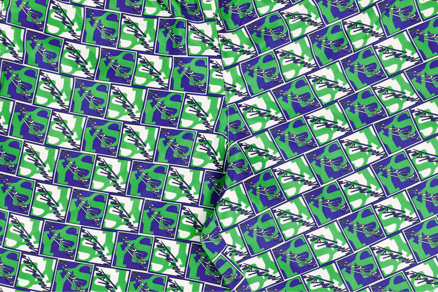 Swim Shorts (Blue/White/Green)