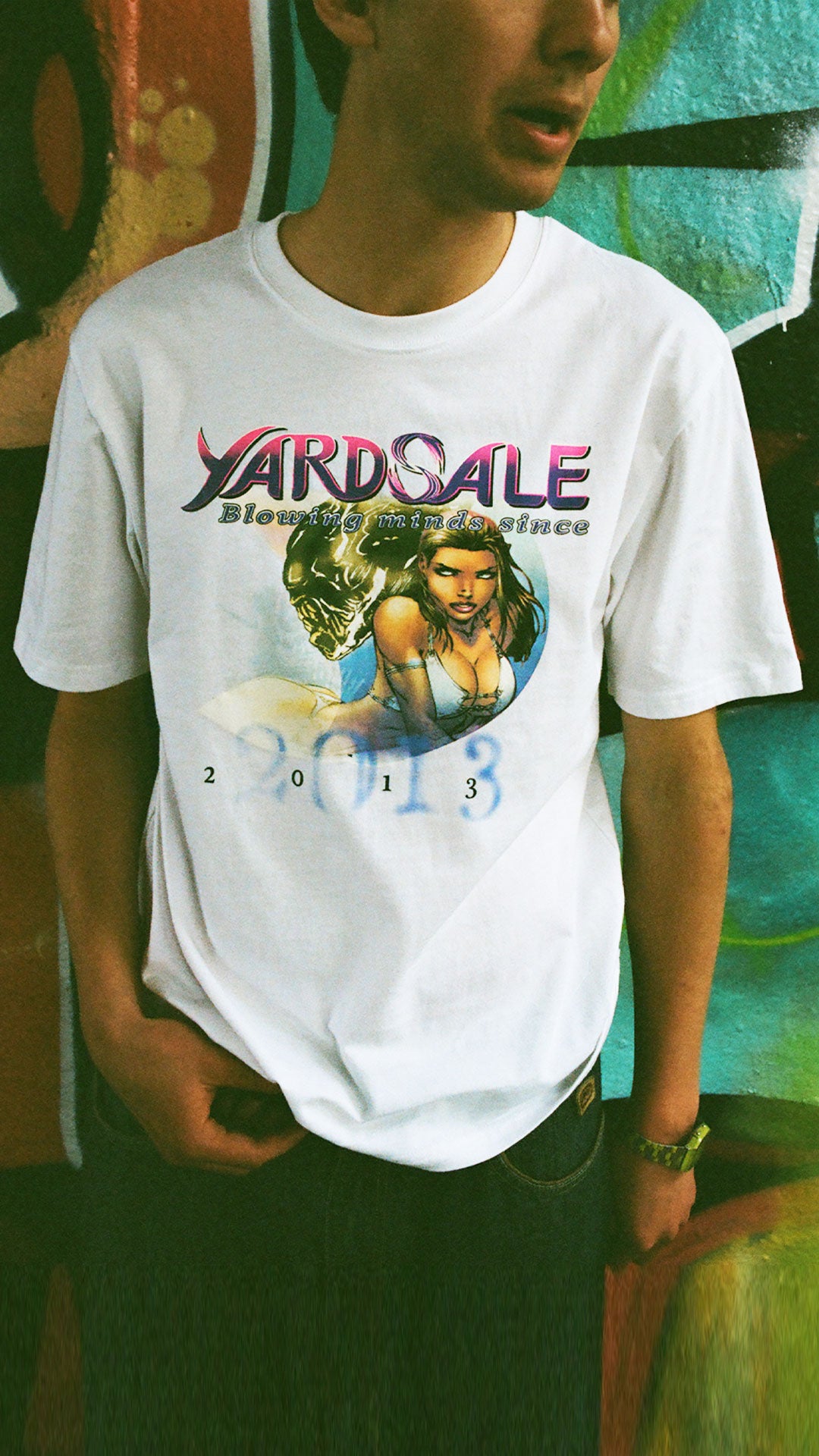 Blowing Minds T-Shirt (White)
