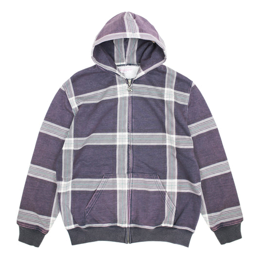 Crib Checked Hood (Blue)