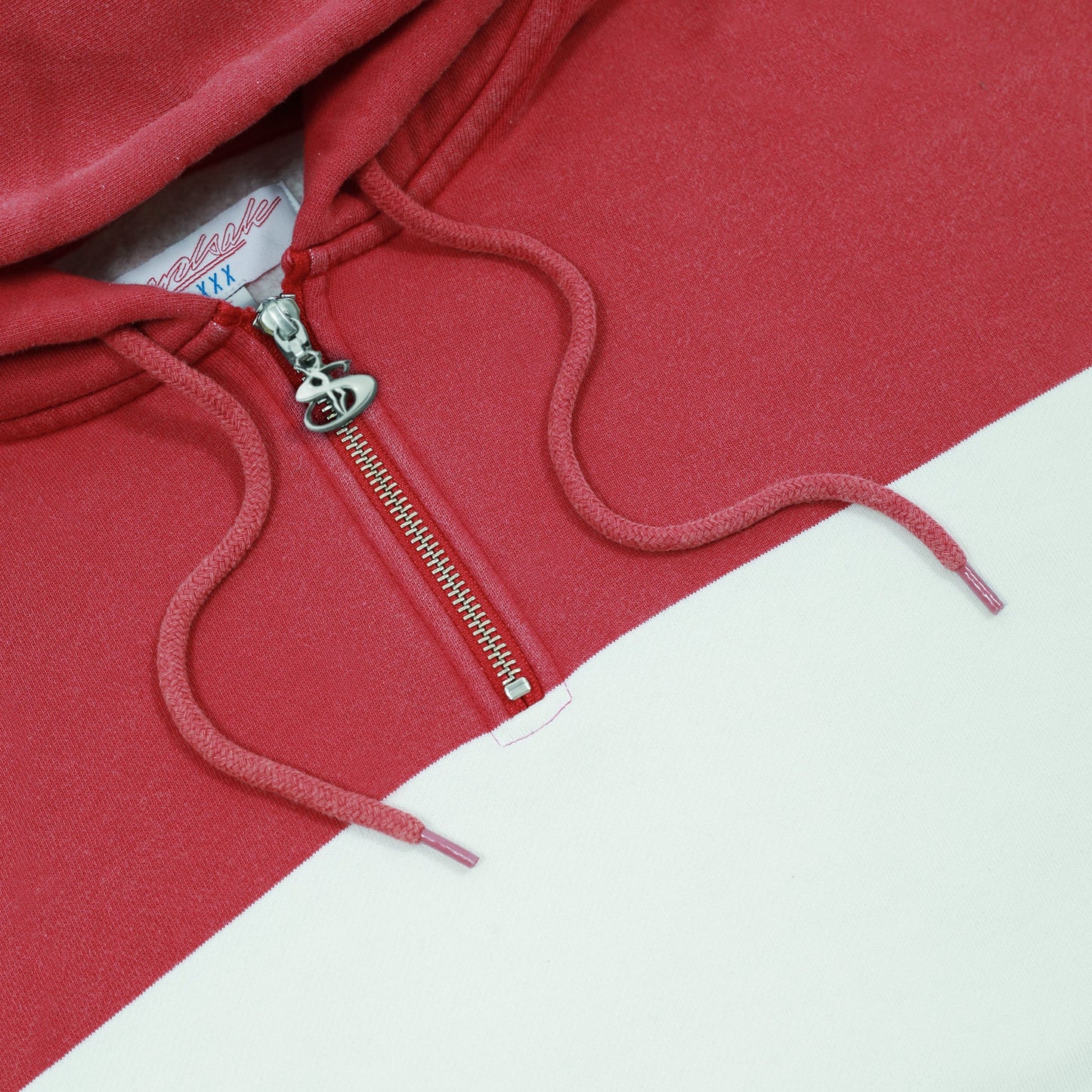 Phantasy Quarterzip Hood (Red/White/Navy)
