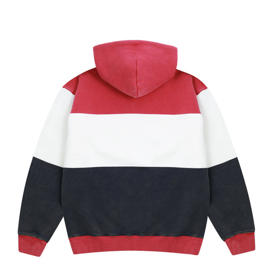 Phantasy Quarterzip Hood (Red/White/Navy)