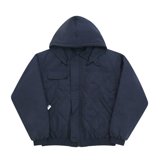 Diamond Quilted Jacket (Navy)