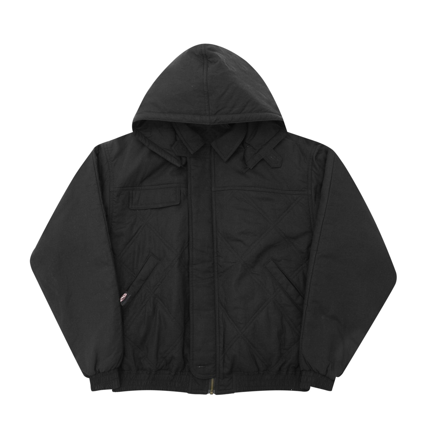 Diamond Quilted Jacket (Black)