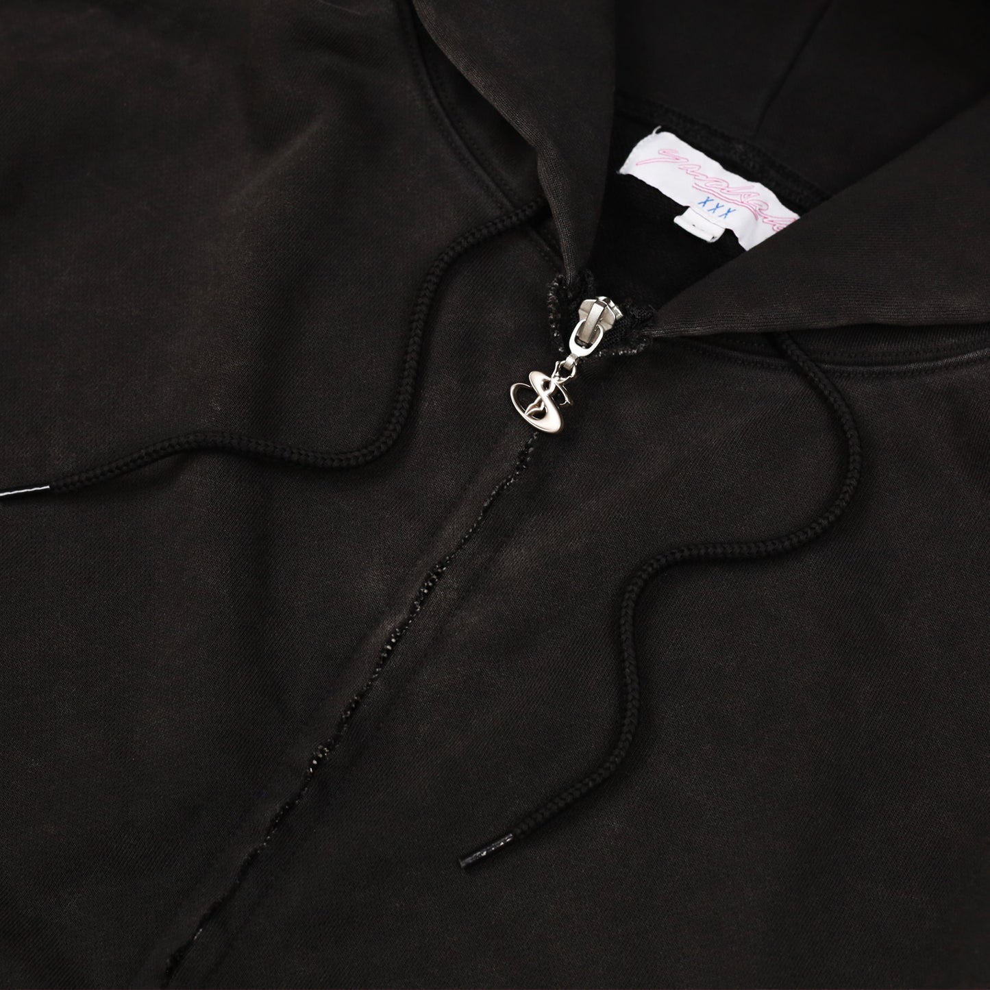 Raw Edge Hood (Black)