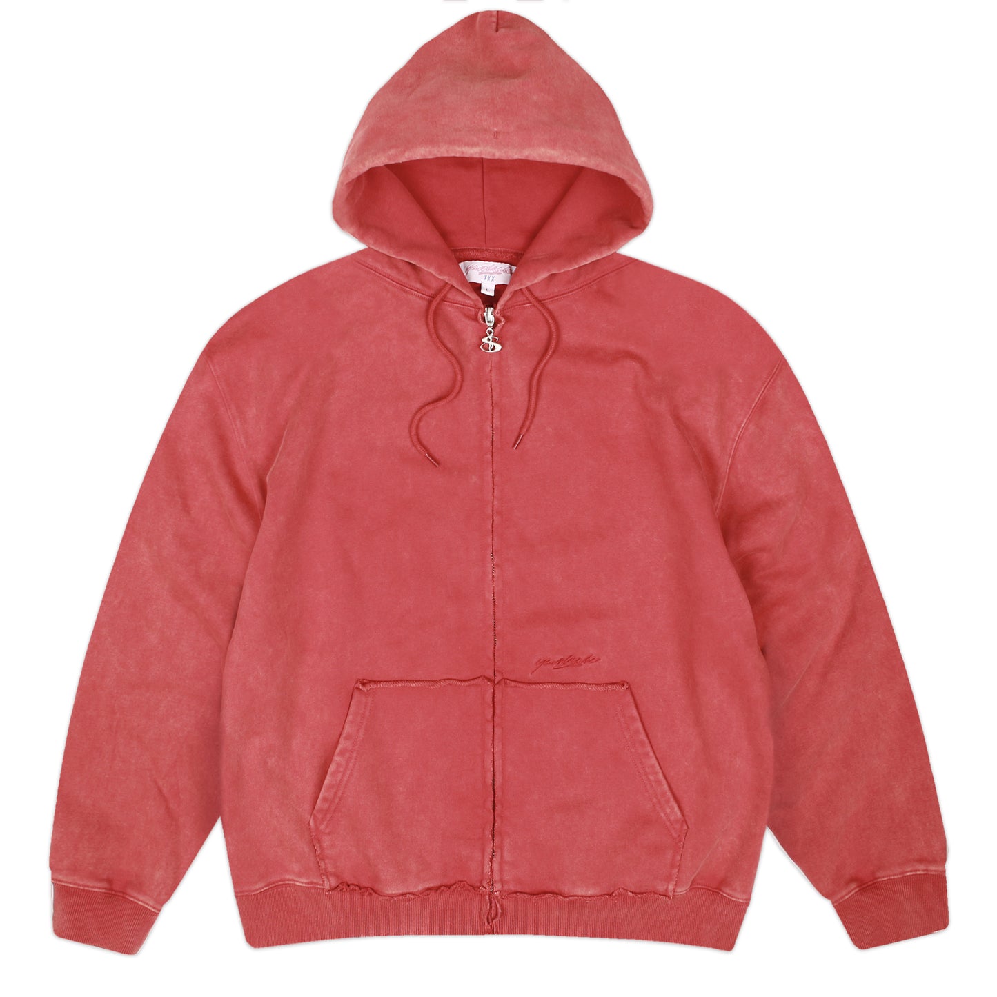 Raw Edge Hood (Red)
