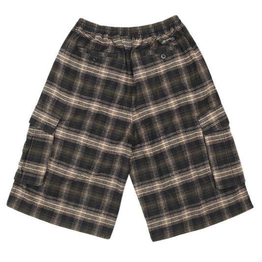 Shoreline Plaid Shorts (Brown)