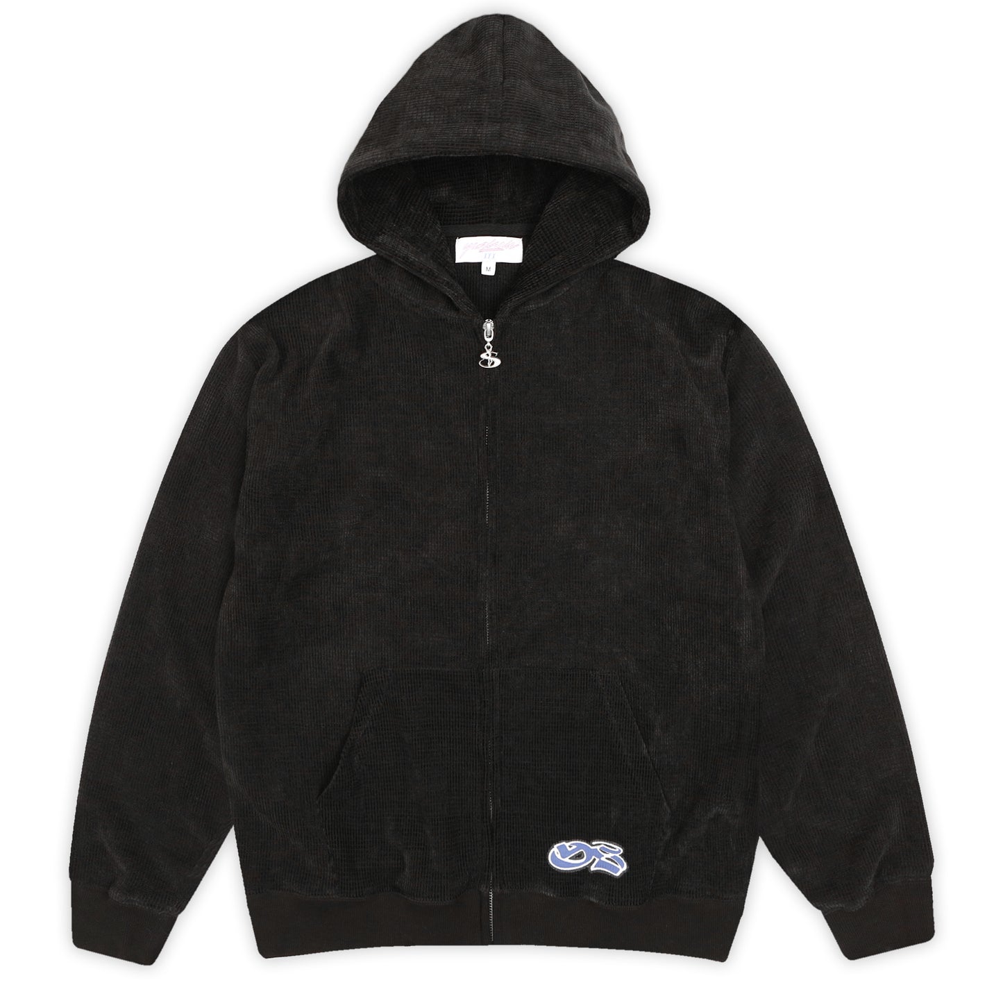 Sprayed Waffle Hood (Black)
