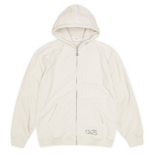 Sprayed Waffle Hood (Off-White)
