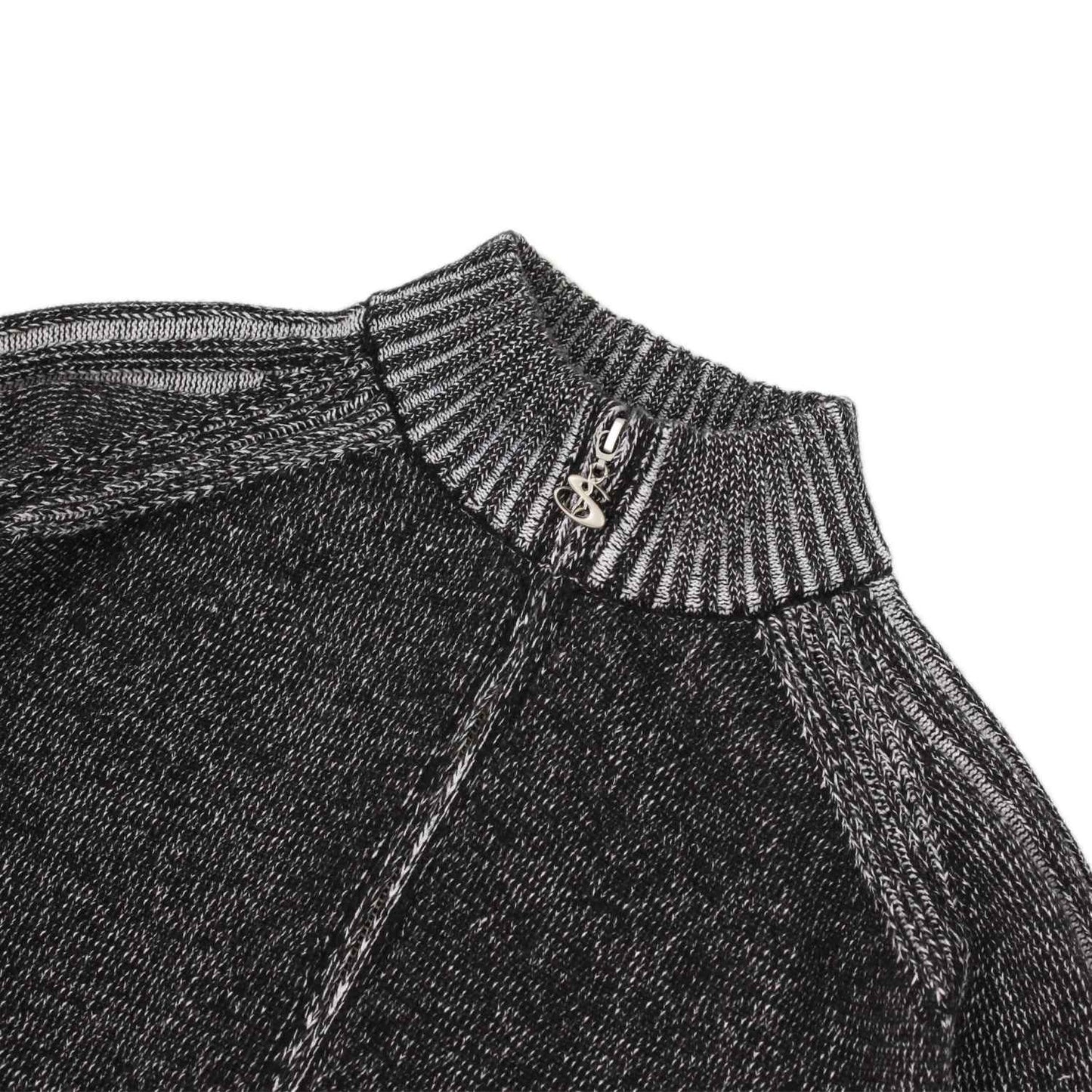 HEATHERED PHANTASY FULL-ZIP (BLACK/STONE)
