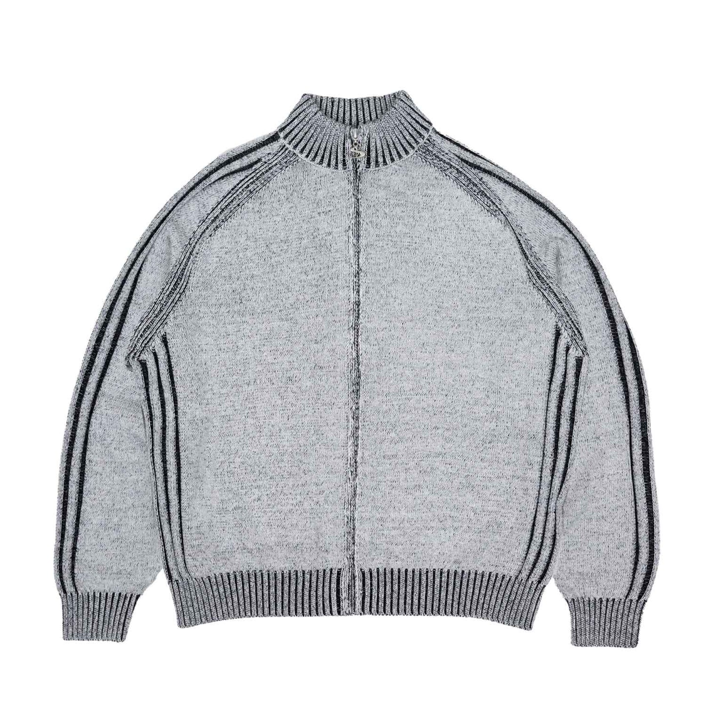 HEATHERED PHANTASY FULL-ZIP (STONE/BLACK)