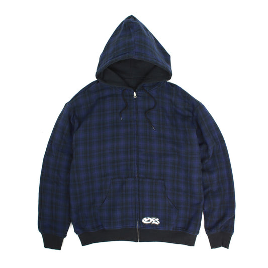 REVERSIBLE HOOD (BLACK/INDIGO)