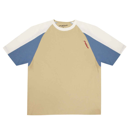 STARLITE T-SHIRT (BEIGE BLUE WHITE)