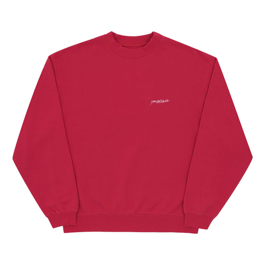 Script Crewneck (Red)