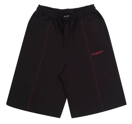 Tijuana Sweat Shorts (Black/Red)